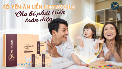 TỔ YẾN ĂN LIỀN NESTWORLD BỔ SUNG DINH DƯỠNG CHO TRẺ