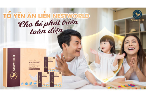 TỔ YẾN ĂN LIỀN NESTWORLD BỔ SUNG DINH DƯỠNG CHO TRẺ