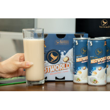SET 6 LON SỮA HẠT YẾN SÀO MACCA VÀ HẠT SEN NESTWORLD
