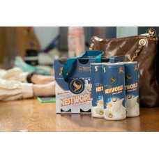 SET 6 LON SỮA HẠT YẾN SÀO MACCA VÀ HẠT SEN NESTWORLD