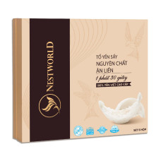 Tổ Yến Sấy Nguyên Chất Ăn Liền NESTWORLD [ Hộp 6 Thanh yến] - Bồi bổ sức khoẻ, tăng cường sức đề kháng cho cơ thể